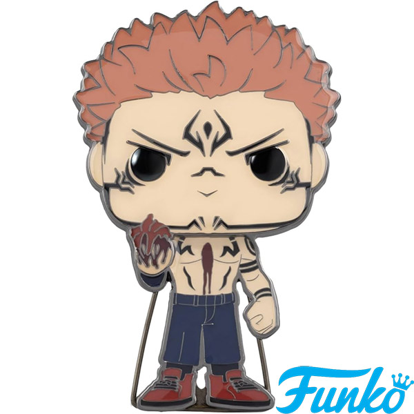Funko POP #50 Pins Jujustu Kaisen Ryomen Sukuna Large Enamel Pin
